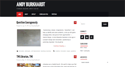 Desktop Screenshot of andyburkhardt.com